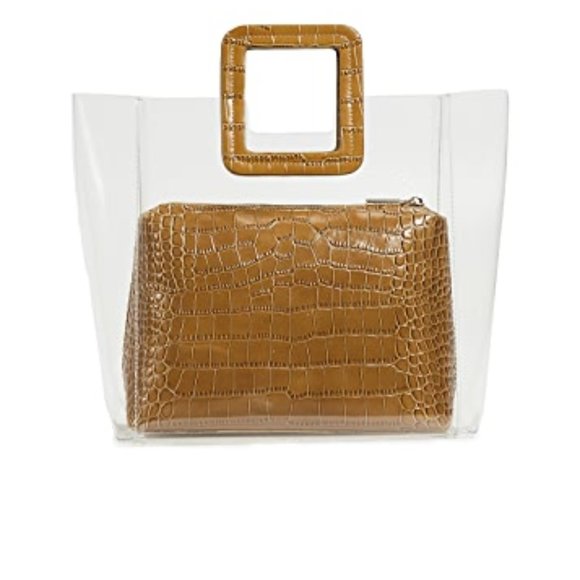 STAUD Shirley Bag clear/tan - Picture 1 of 5